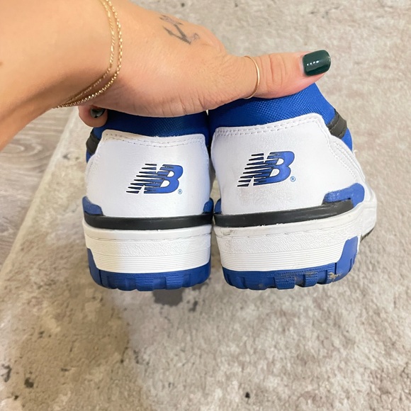 SALE* New Balance 550 White and Blue Sneakers NEW - Picture 6 of 7